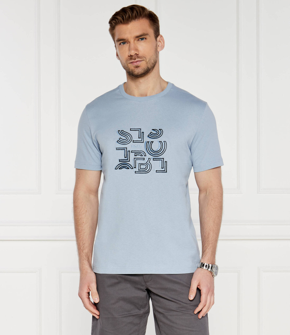 Футболка BOSS GREEN - голубой(50519350)