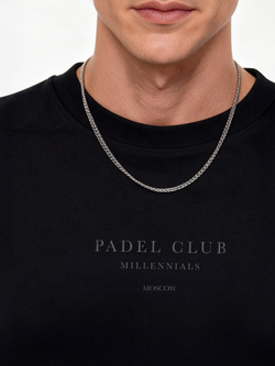 Футболка "PADEL CLUB" Черная