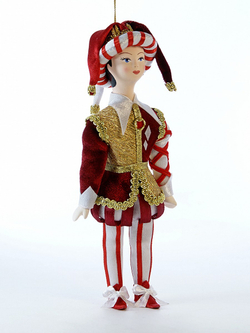 Кукла-подвеска Шут