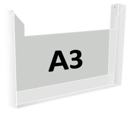 Карман А3 объемный горизонтальный под пачку газет