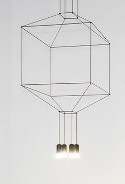 replica  Wireflow 3D Square Pendant Light