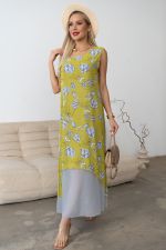 Платье Велла (лайм) Р11-1171/6 Nikol