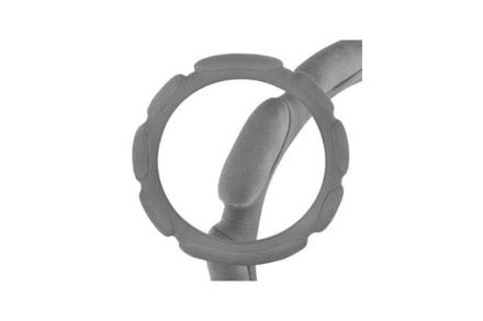 Оплетка руля Skyway S01101033 (M) замша серая 8 подушек
