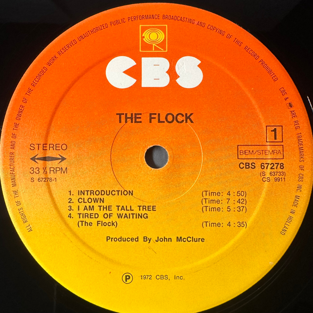 The Flock ‎– The Flock 2LP (Голландия)