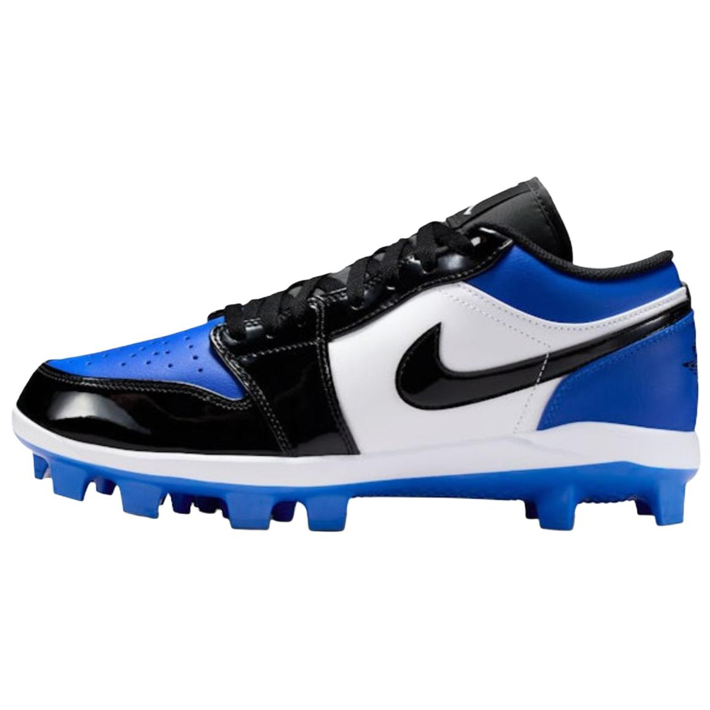 Jordan 1 Baseball Shoes Men"s White Blue