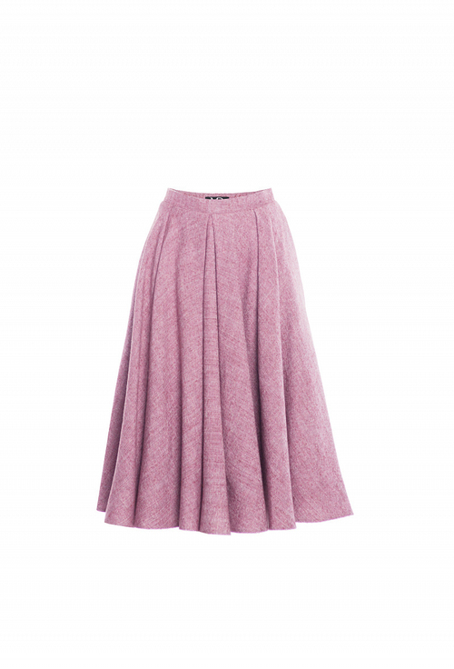 Юбка-миди из шерсти LE 02-17FW