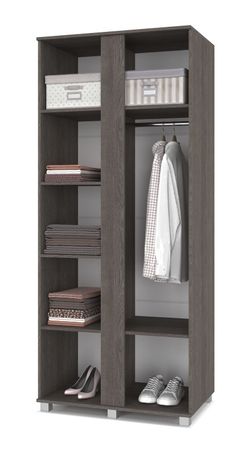 Шкаф двухстворчатый "Пандора" П23 (анкор темный\анкор светлый)