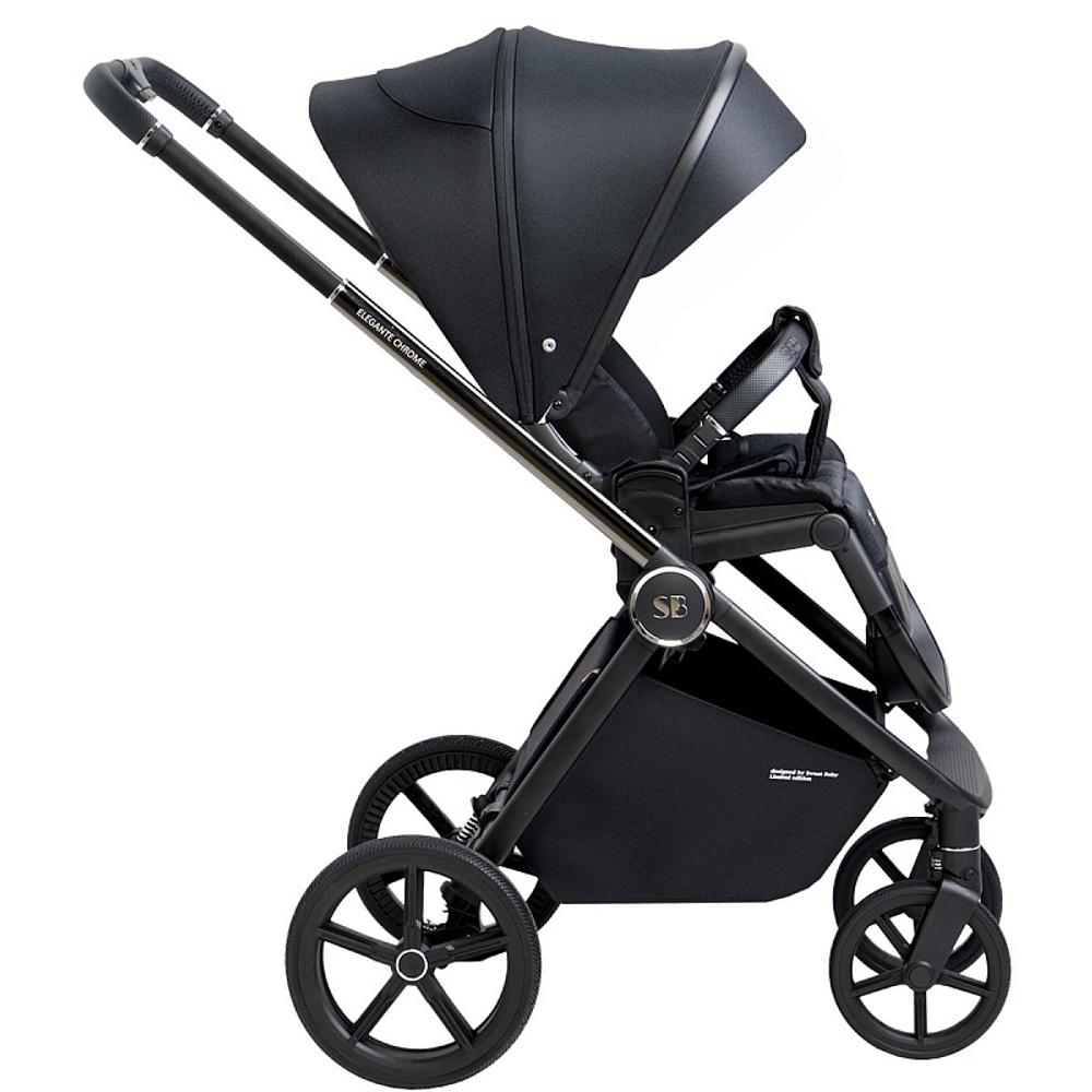 Детская прогулочная коляска Sweet Baby Elegante Chrome/Black