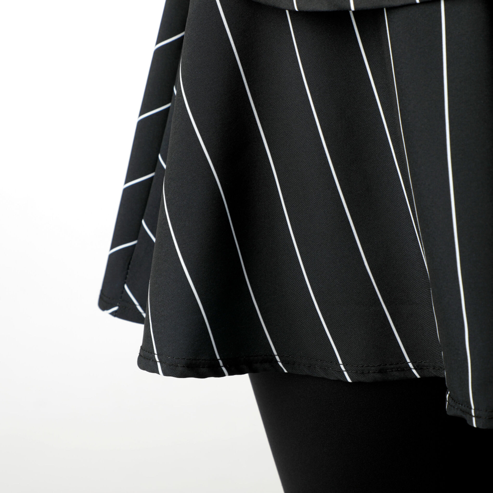 Женская теннисная юбка Tennis-Point Stripes Scapri Special Edition Women - Black, White