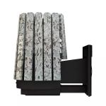 Дровяная банная печь Grill'D Cometa Vega 350 Window Max Stone Pro (Серпентинит)