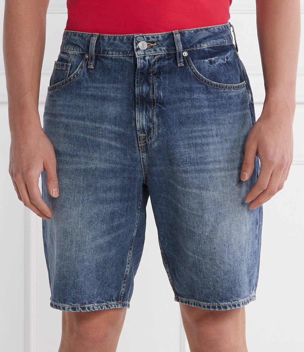 Джинсовые шорты RODEO GUESS - голубой(M4GD27 D5AY1)