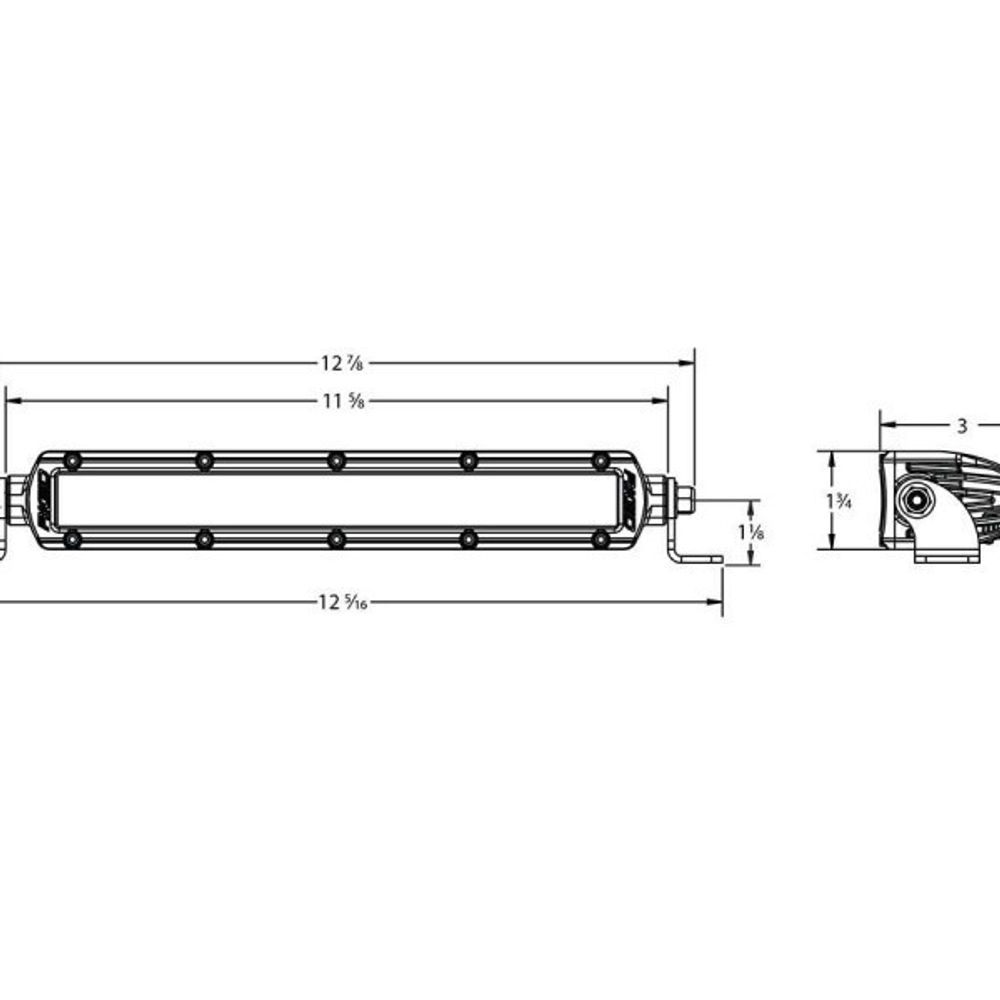 SR-Series 10" (Flood, Spot,  Diffusion, Combination)
