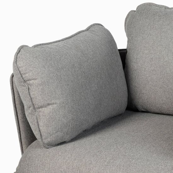 Кресло Sussex серое 