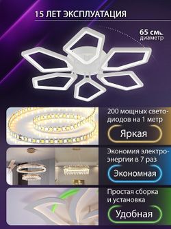 Потолочная люстра Natali Kovaltseva 8144 LED LAMPS 81443
