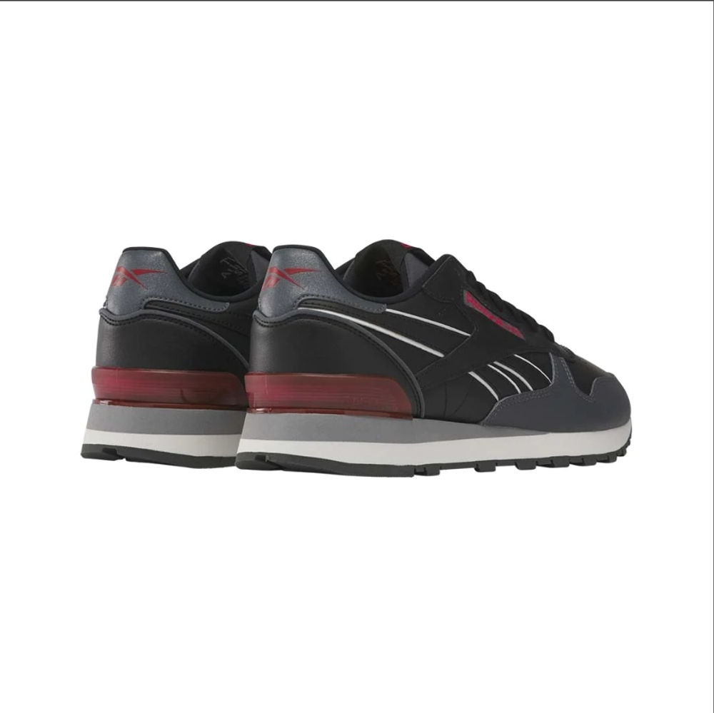 Кроссовки Reebok Classic Leather Clip 'Black Grey Red' 100074395