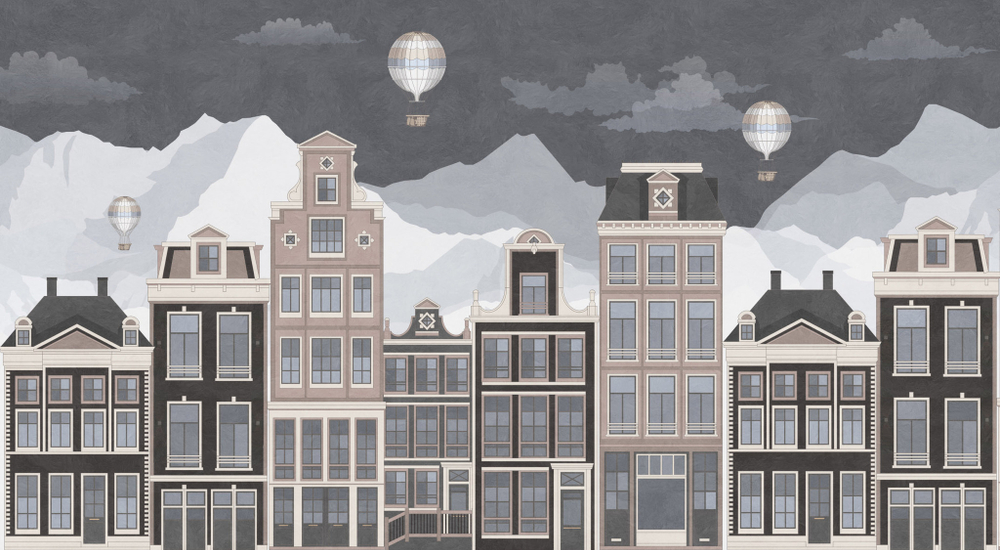 Дизайнерские обои Wall Street Big Little