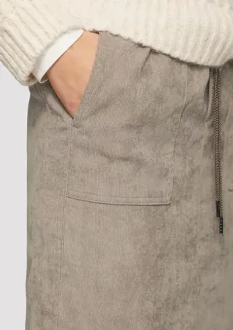 Юбка s.Oliver из вельвета с эластичным поясом и карманами