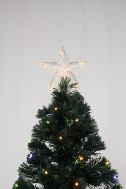 Оптоволоконная елка с LED лампочками Праздничная 300 см., пвх, контроллер (Т2206В-300)