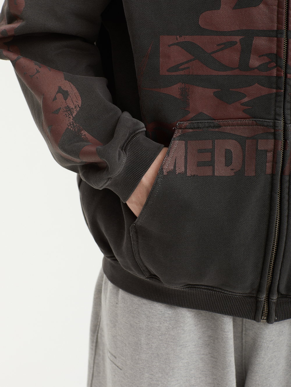 Мужская Толстовка Meditation Zip Up
