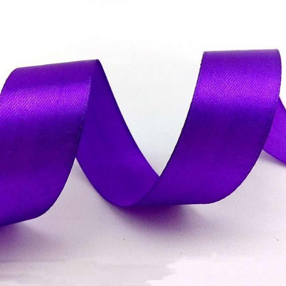 Лента Атлас фиолетовый 5 см