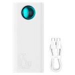 Внешний аккумулятор Baseus Amblight C+4U 26800mAh 65W - Stellar White