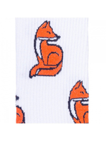 Носки медицинские мужские Babushka, "Лисички", белый, 41-45