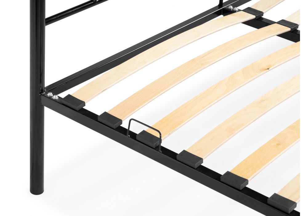 Двуспальная кровать Морика 160х200 черная