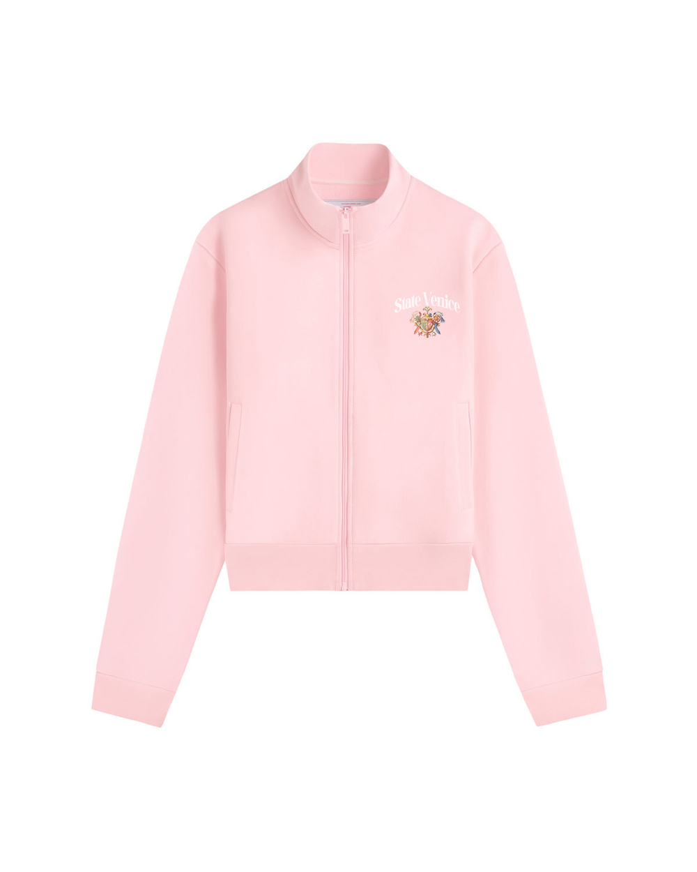 Жакет на молнии классического прямого кроя