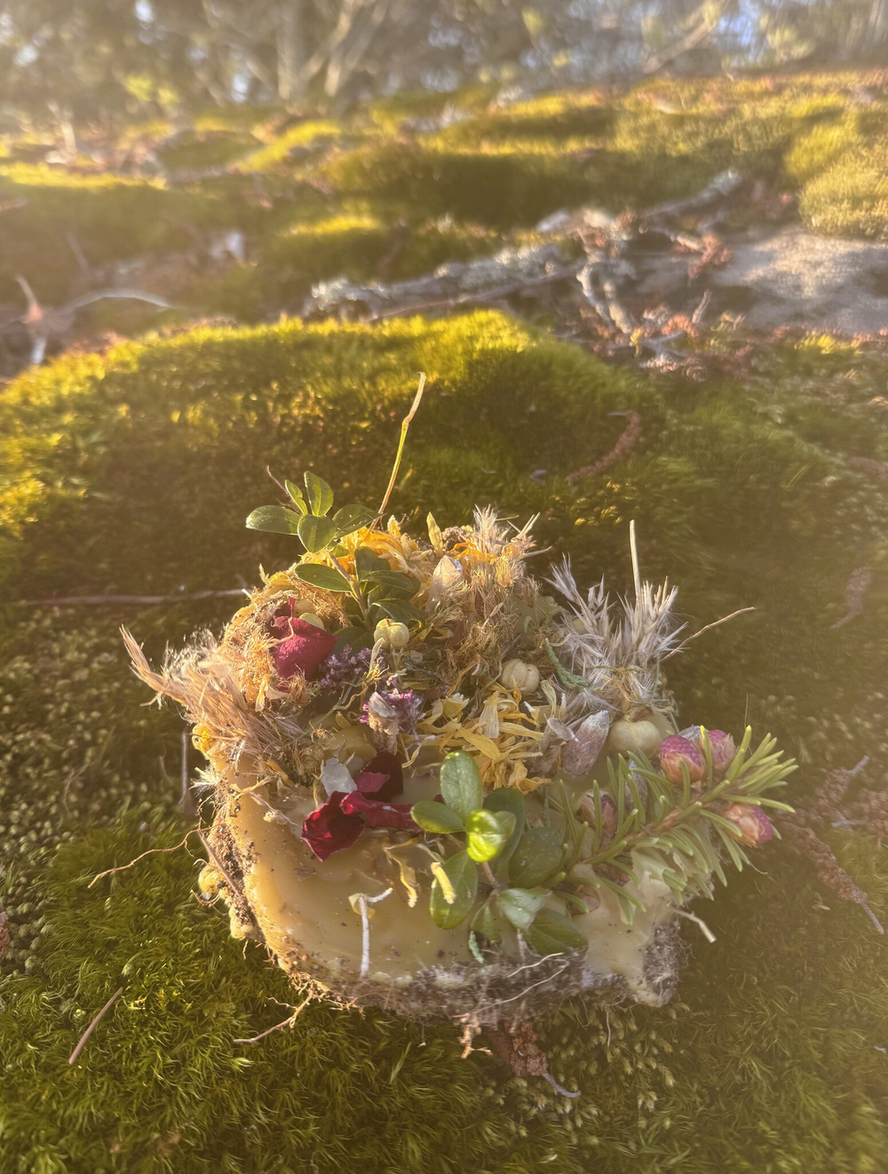 Земляная Свеча. Большая Желтая. Материализация. Вдохновение и Ясность + ПОДАРОК