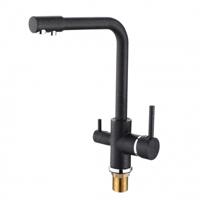 15081-C Смеситель  под. фильт (ЧЕРНЫЙ) HANSEN  (10/1шт)