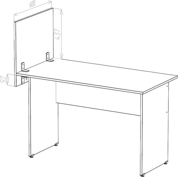 Экран Стандарт-Pro ясень шимо темный