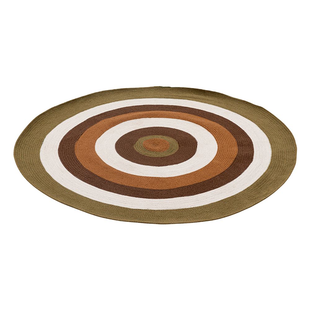 Ковер из хлопка Target коричневого цвета из коллекции Ethnic, 150 см