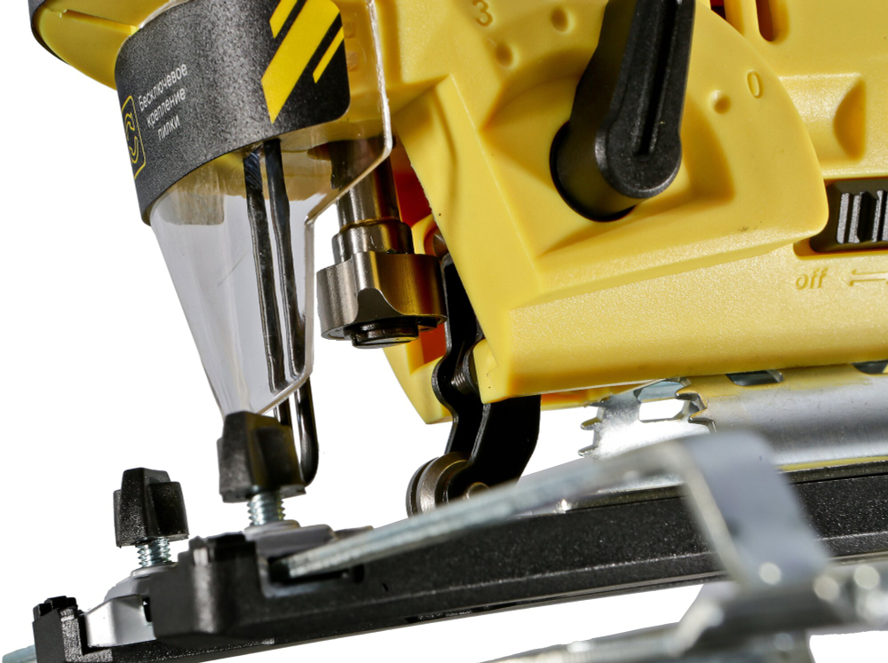 Электролобзик Hanskonner HJS0811LPE, 860 Вт желтый/черный