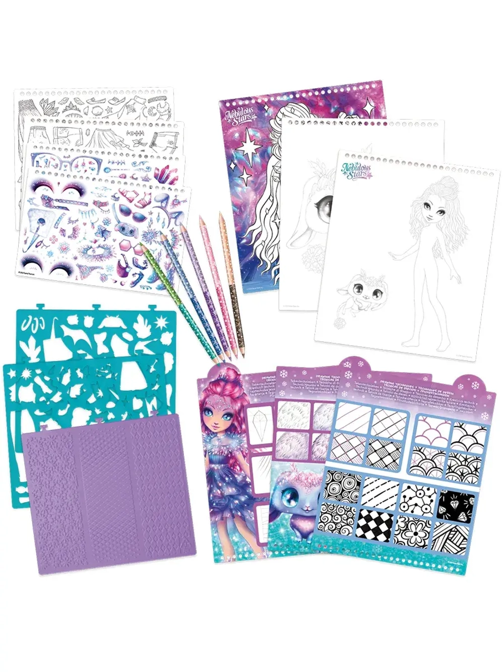 Раскраска для девочек серия Cristalia