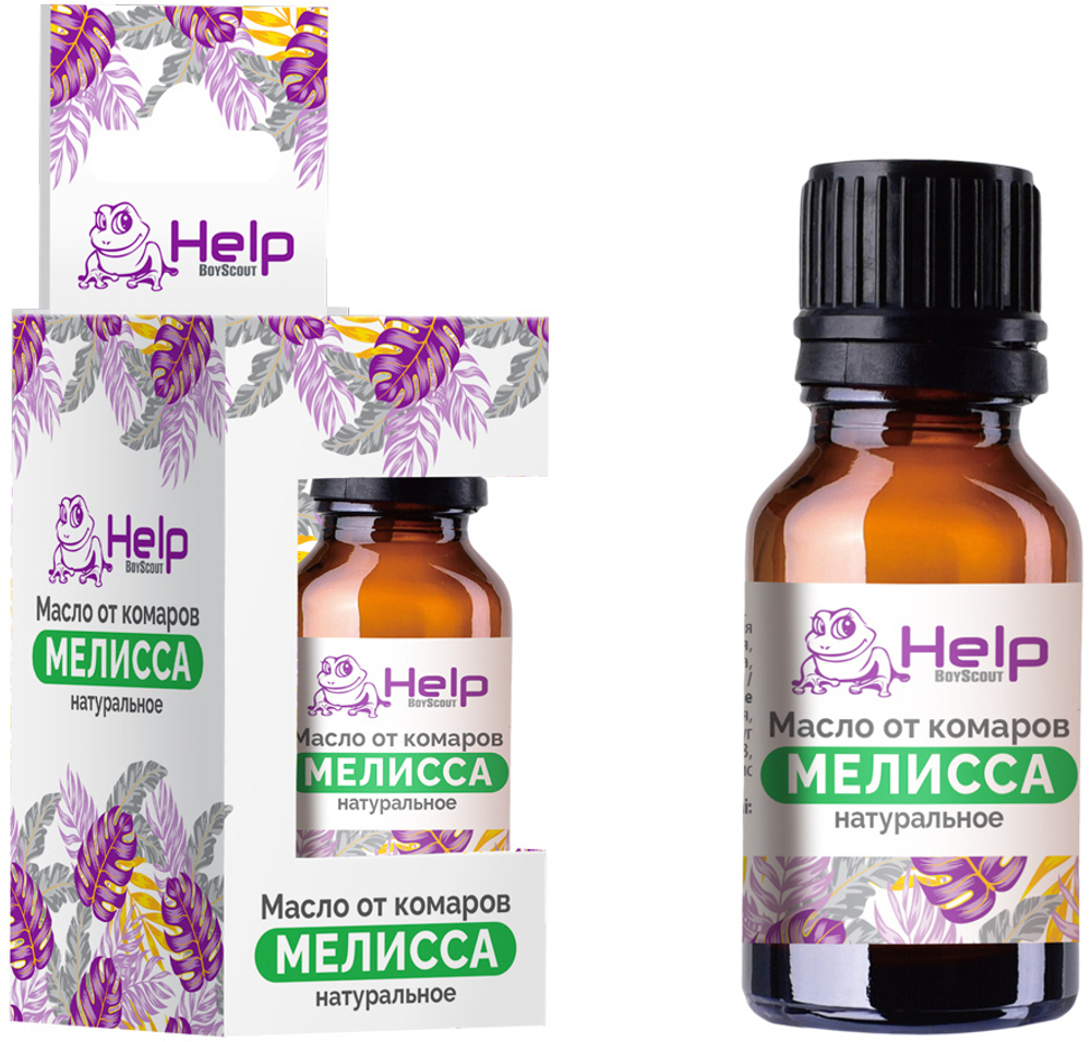 Масло эфирное HELP 15мл Мелисса