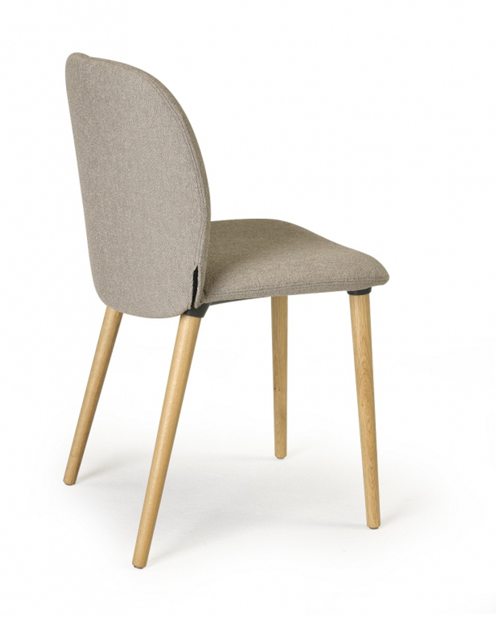 Стул с обивкой Scab Design Natural Mentha Pop, натуральный дуб, тортора