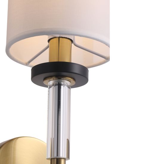 SL1404.301.02 Светильник настенный ST-Luce Латунь/Прозрачный E14*2 40W VERITAS