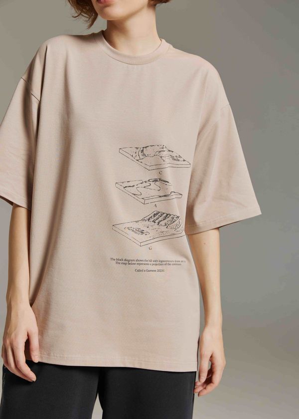 Футболка Diagram Какао - фото 6