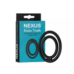 Черное двойное эрекционное кольцо Nexus Enduro Double (Цвет: черный)