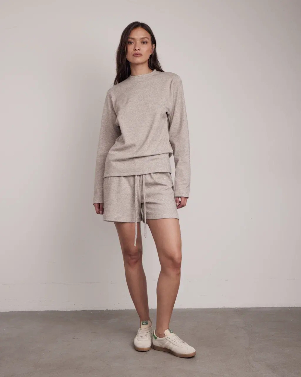 Шорты Soft Shorts in Beige Melange