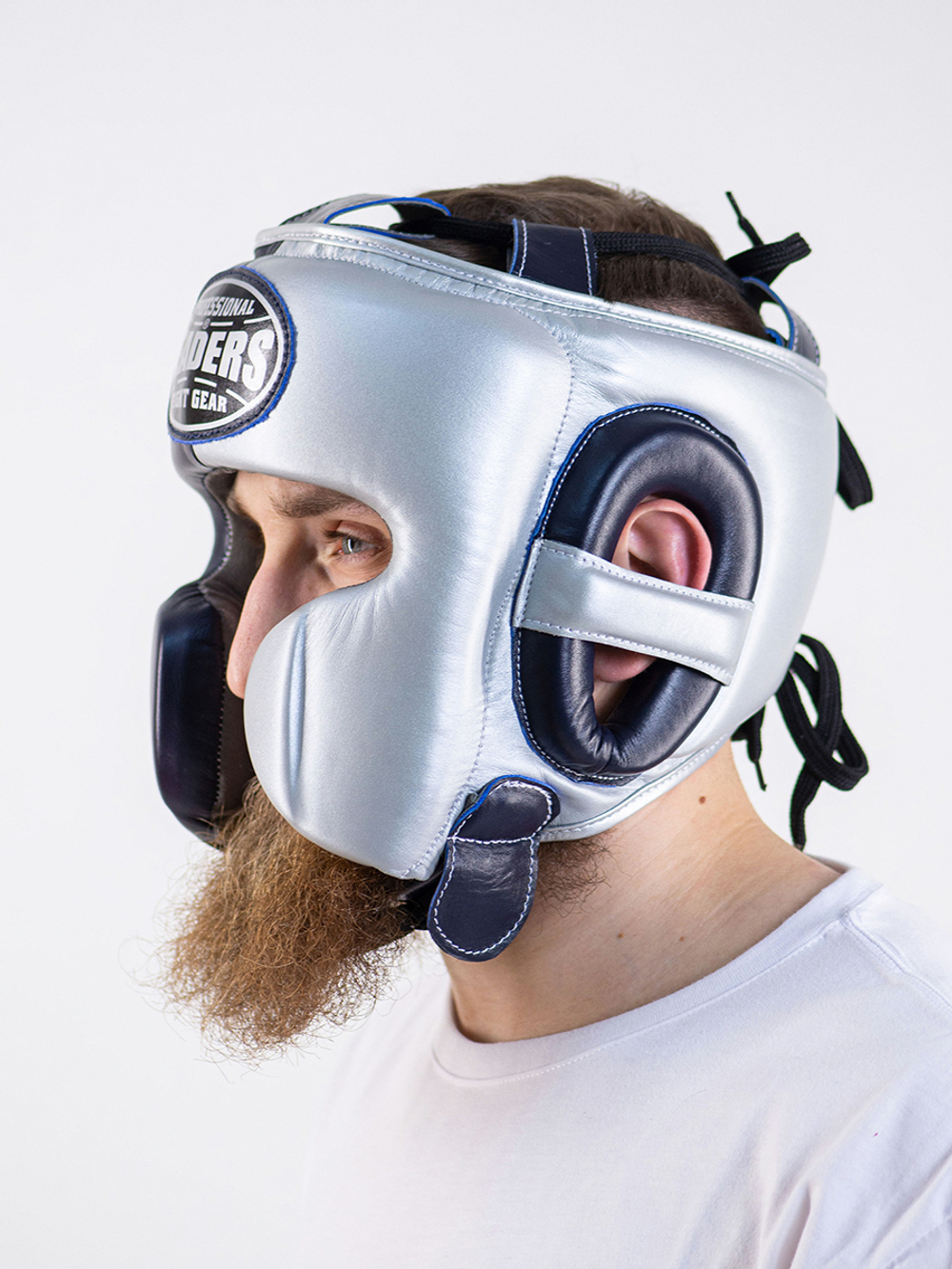 Шлем боксерский LEADERS LS MEX ULTRA 1/2 BL/SIL