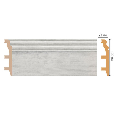 Плинтус Decomaster D232 D232-84 ДМ