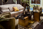 Стол журнальный Garda Decor Garda Decor Черный (Nero) 140*70*40 см