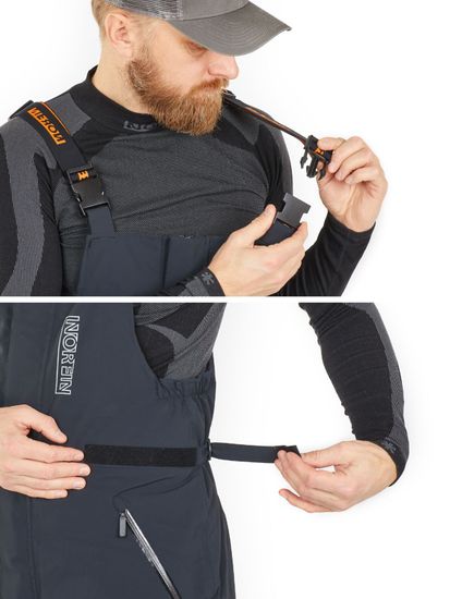 Полукомбинезон NORFIN Rebel Pro Gray