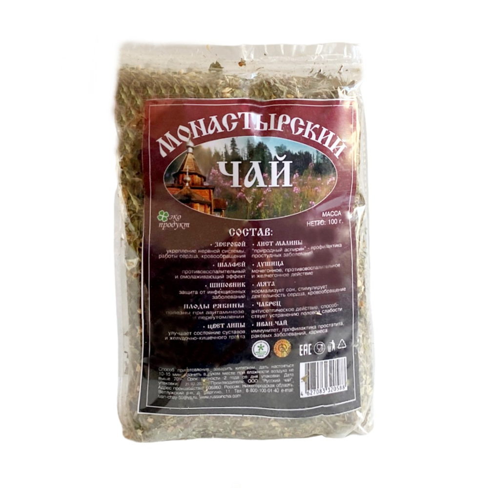 Чай из трав Монастырский, 100 г