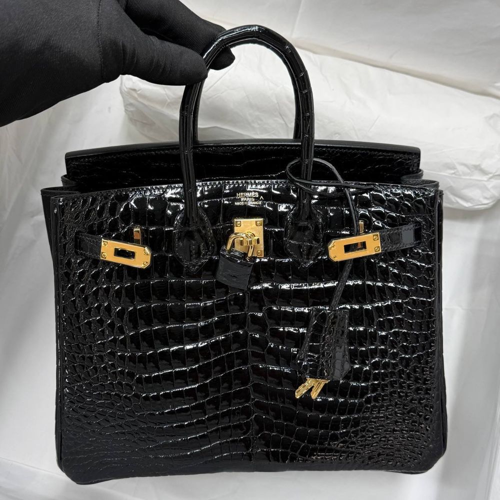 Сумка Hermes из кожи крокодила