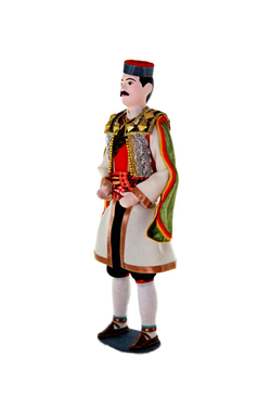 Кукла коллекционная в мужском костюме. Черногория. Южные славяне