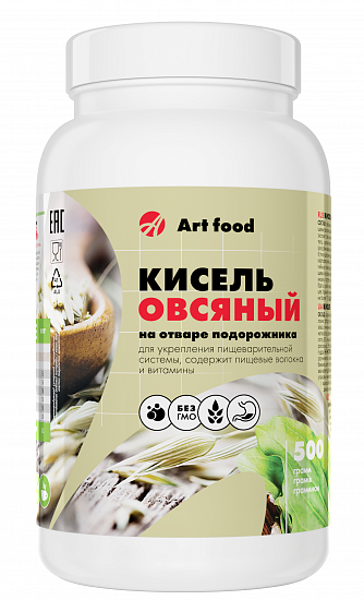 Кисель "Овсяный на отваре подорожника" 500гр.