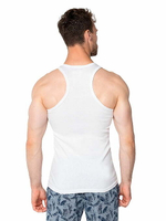 Майка мужская белый