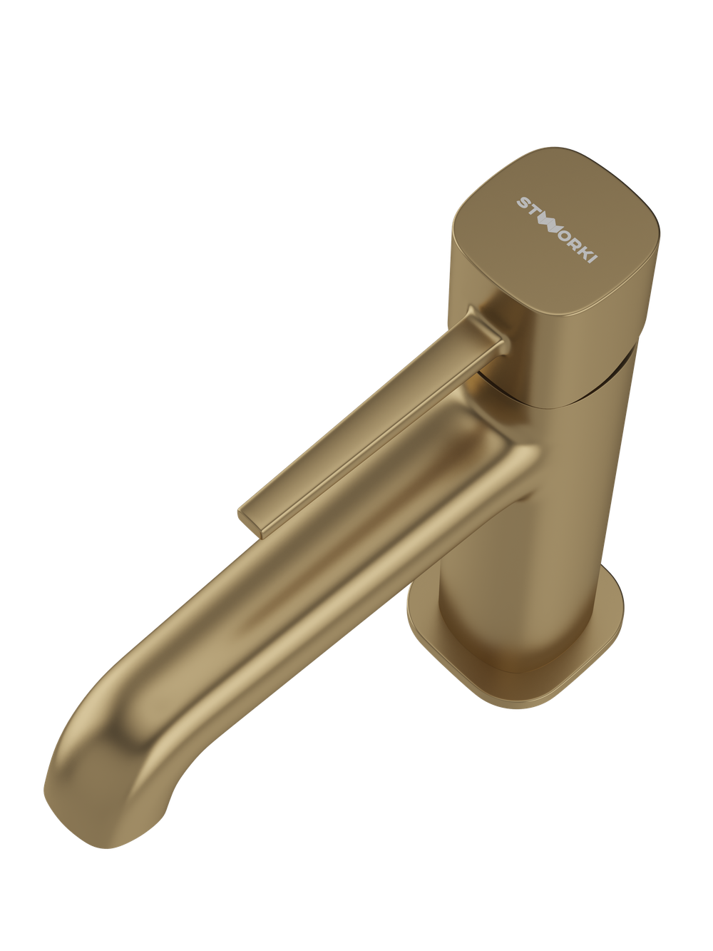 Смеситель для раковины STWORKI Эстерсунд S31010GM матовое золото